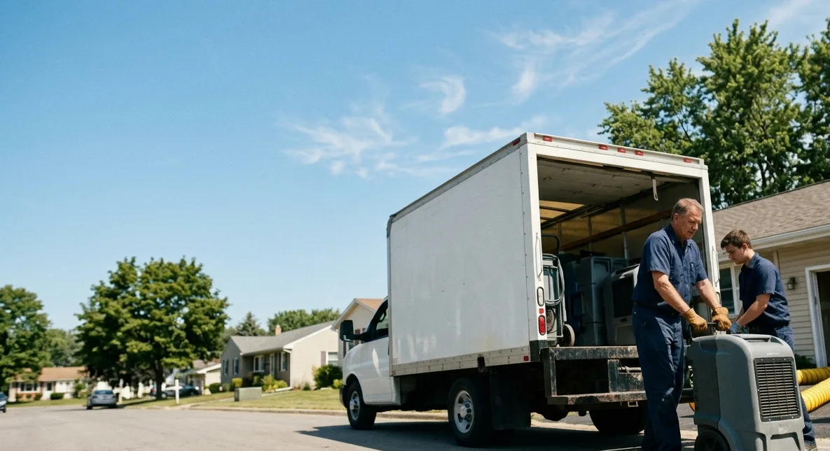 Water Damage Cleanup in Manilla, IN near me